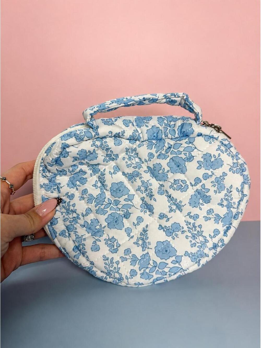 Women's Blue and White Bag